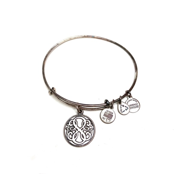 ALEX and ANI 2014 Silver Tone (+)Energy Bracelet - Picture 2 of 4